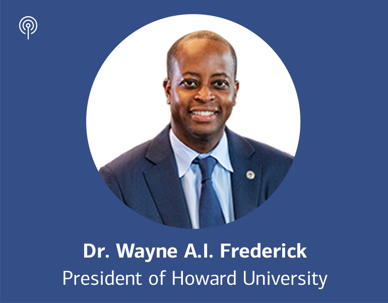 Click to listen to an interview with Dr. Wayne A.I. Frederick.