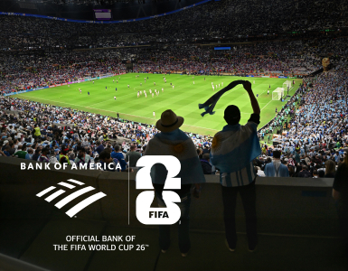 FIFA and Bank of America sponsor logo