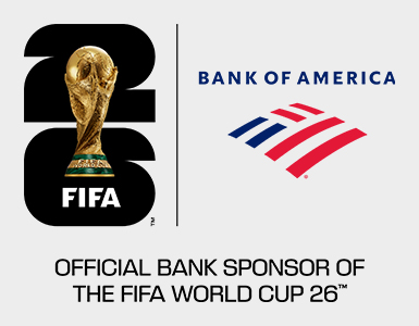 FIFA and Bank of America sponsor logo