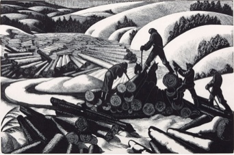 The Lumber Camp – Landing, 1931 
