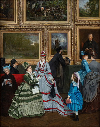 Camille Cabaillot-Lassalle’s The Salon of 1874