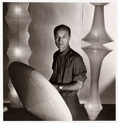 Photo of artist Isamu Noguchi