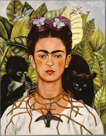 A self-portrait of Frida Kahlo