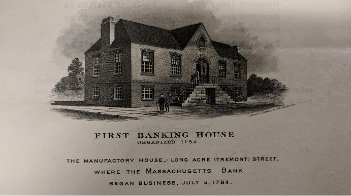 First banking house in Massachusetts
