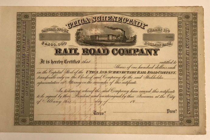 Utica Schenectedy Rail Road Company
