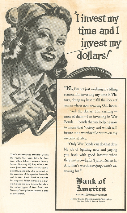 Bank of America Bonds Ad