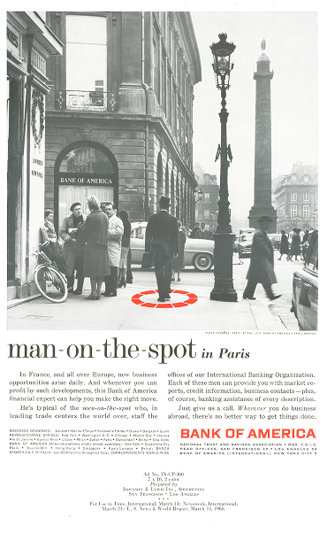 Bank of America France ad