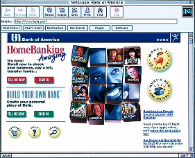 Bank of America’s site