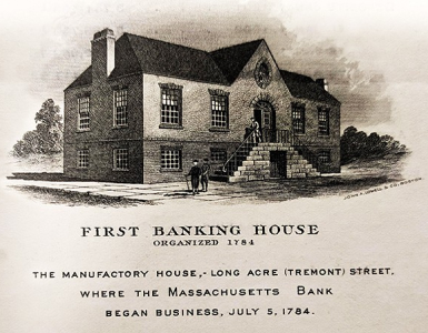 First banking house in Massachusetts