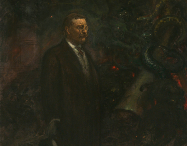 Historic portrait of Theodore Roosevelt