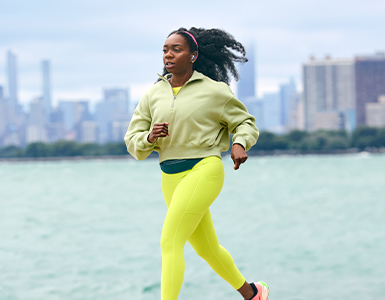 Courtney running