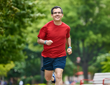 Steven running