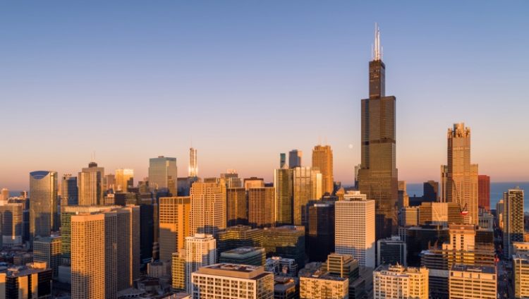 A view of Chicago’s skyline.