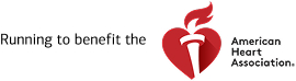 Running to benefit the AMERICAN HEART ASSOCIATION