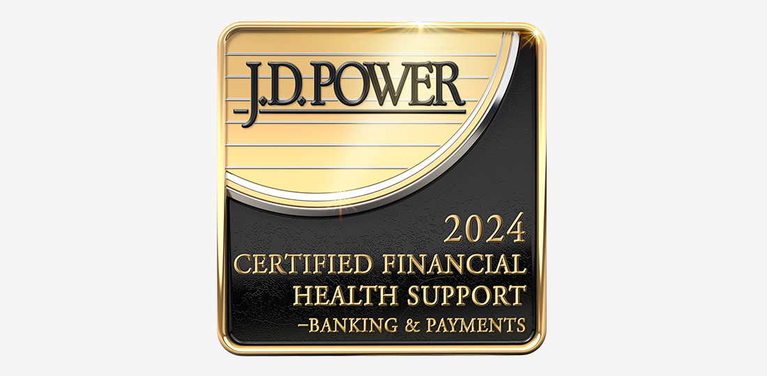 J.D.Power 2024 certified financial health support banking and payment