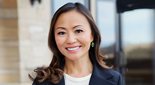 Woman smiling at the camera