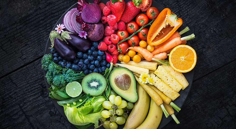 Fruits in a plate