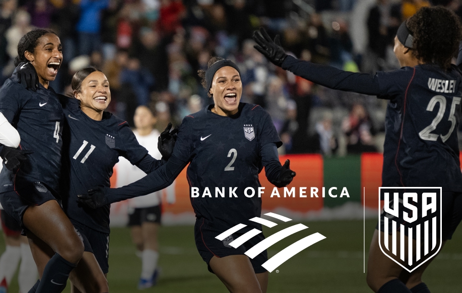 Selección Nacional Femenina de Fútbol de los Estados Unidos.