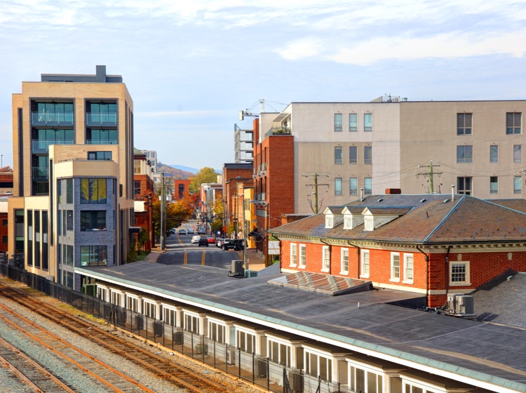 Charlottesville skyline