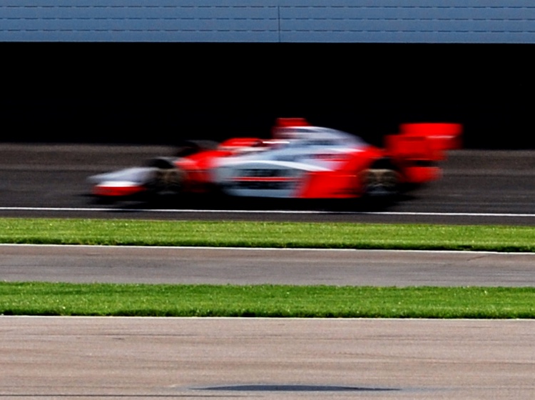 Racecar at Indianapolis Motor Speedyway