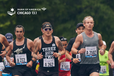 Chicago 13.1 runners in action