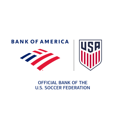 Logo for Bank of America and the U.S. Soccer Federation