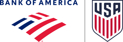 Logos for Bank of America and the U.S. Soccer Federation