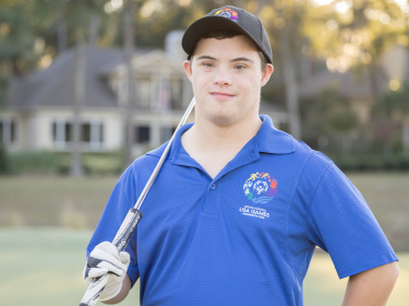 Image of Jacob holding his bat