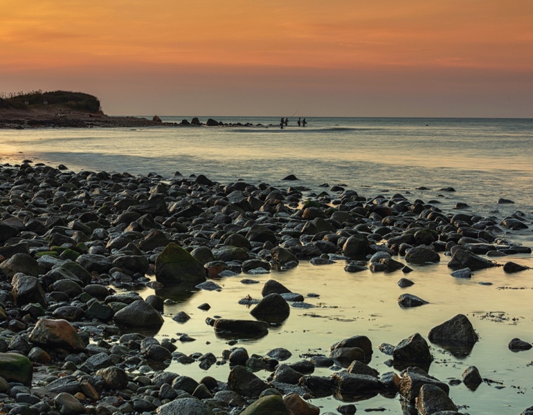 Long Island beach sunset