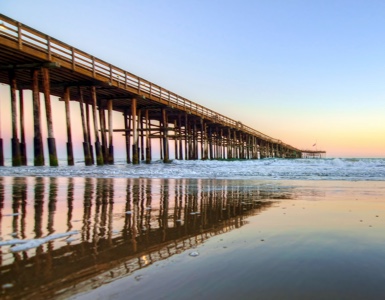 Ventura - Santa Barbara beach landscape