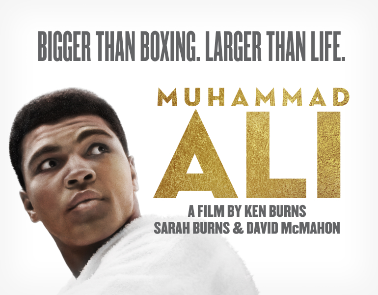 Face of American boxer Muhammad Ali
