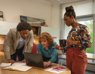 Group of woman talking